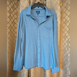 ⭐2 For $5⭐ Apt. 9 Mens Light Blue Casual Button Down, Size XXL